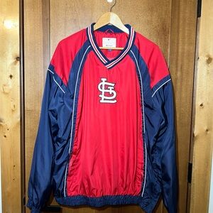 St Louis Cardinals MLB Embroidered baseball Pullover jumper Size XL Vintage